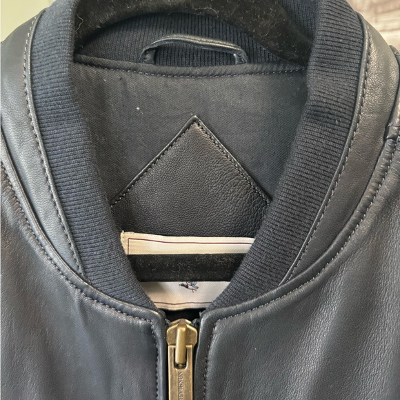 Brand New Never Worn Chevignon Teddy Cuir B-Ted Homme Marine Soft Leather Jacket - Picture 10 of 13